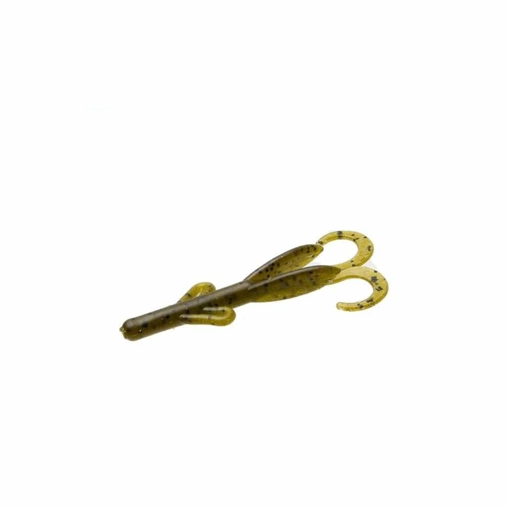 Zoom Baby Brush Hog 3 - Green Pumpkin - Soft Bait Lures (Freshwater)