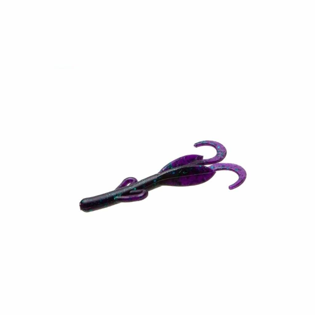 Zoom Baby Brush Hog 3 - Junebug - Soft Bait Lures (Freshwater)