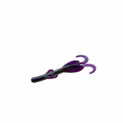 Zoom Baby Brush Hog 3 - Junebug - Soft Bait Lures (Freshwater)