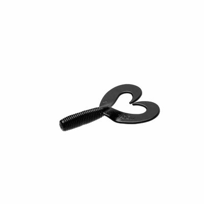 Zoom Fat Albert T-Tail - Black - Soft Bait Lures (Freshwater)