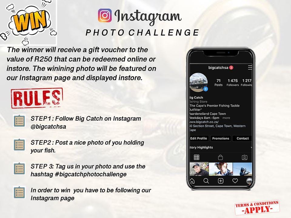 The BIG CATCH PHOTO CHALLENGE is here!