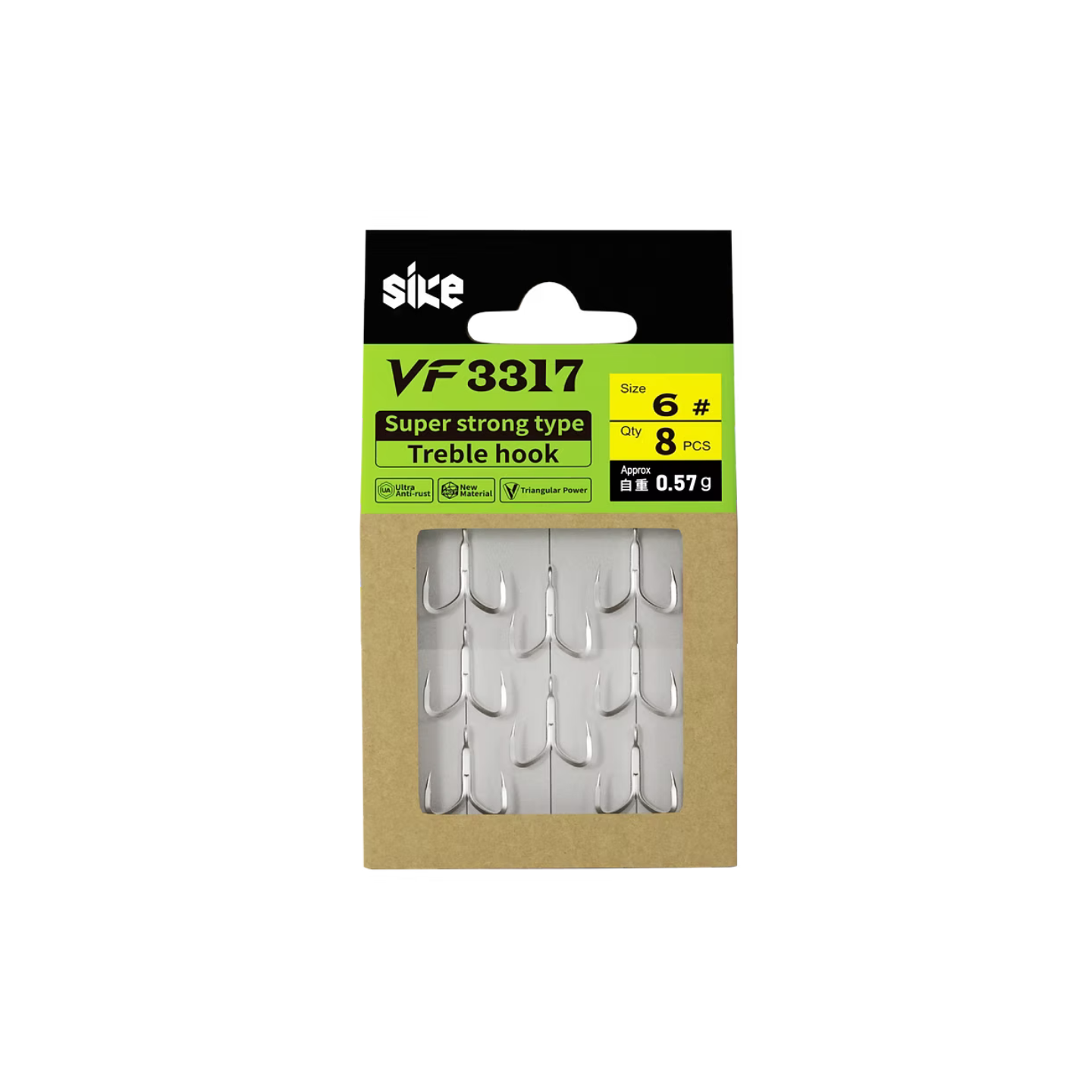 Sike Treble Hook 3X VF3317