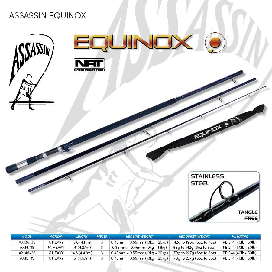 Assassin Equinox Surf Spin - Rods (Saltwater)