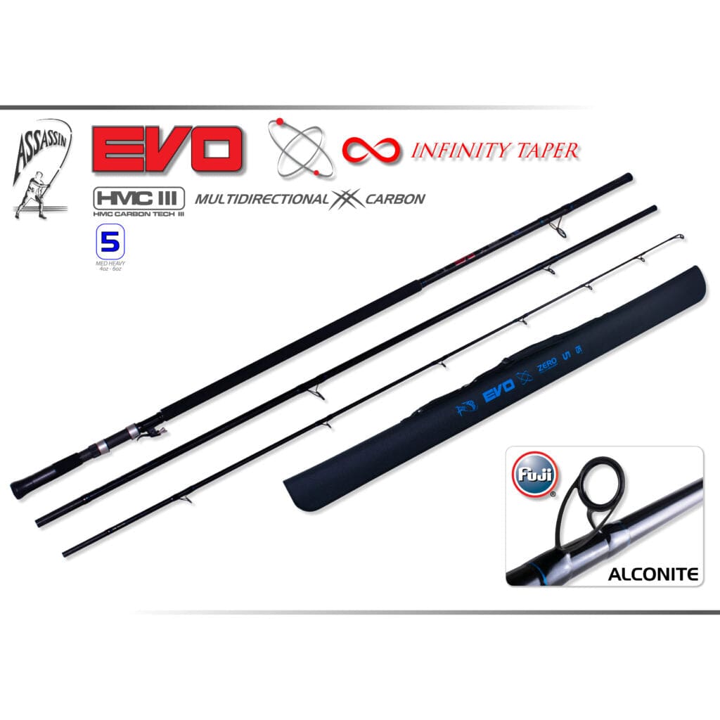 Assassin Evo Zero Infinity Taper - 15ft- 4-6oz - MH - Rods (Saltwater)