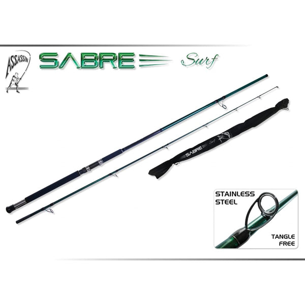 Big Catch Fishing Tackle - Assassin Sabre Surf Spin Rod Long Butt