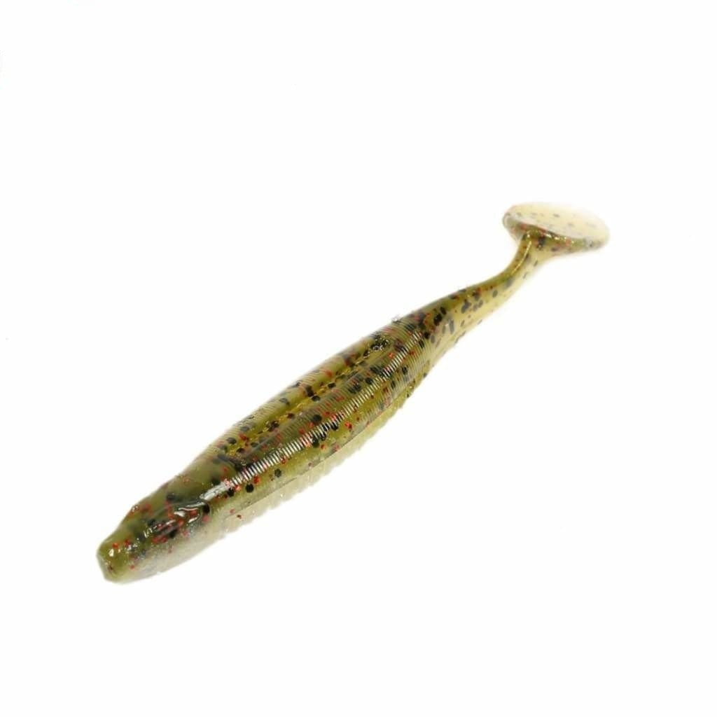 Big Bite Baits Cane Thumper 4.25 - Watermelon Red Ghost - Soft Baits Lures (Freshwater)