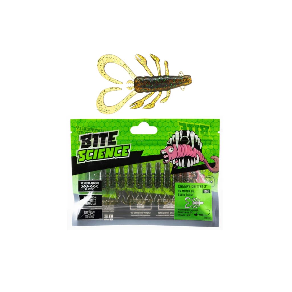 Bite Science Creepy Critter - 2’’ / UV Motor Oil