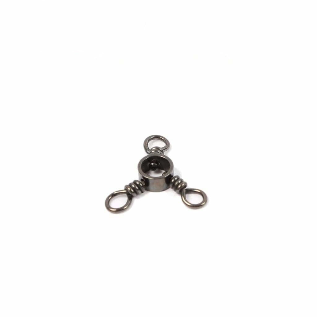 Black 3 Way Swivel - Swivel Terminal Tackle (Saltwater)