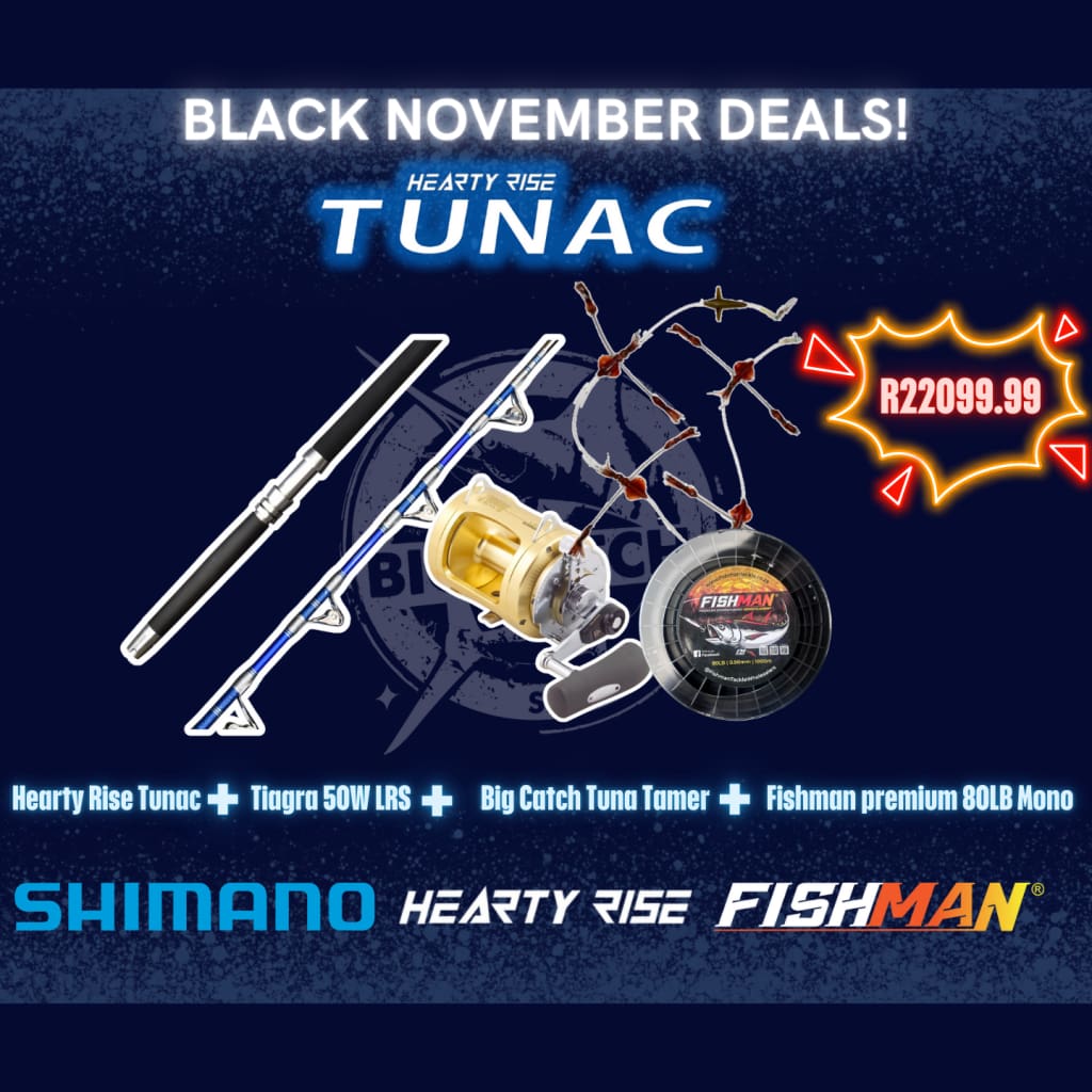 Black November Hearty Rise Tunac Deal - Rods (Saltwater)