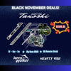 Black November Tanoshi Deal - Spinning Combos (Saltwater)