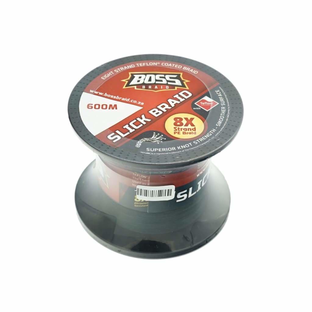 Boss Braid Slick 8x 600m Yellow - Braided Line Line & Leader (Saltwater)