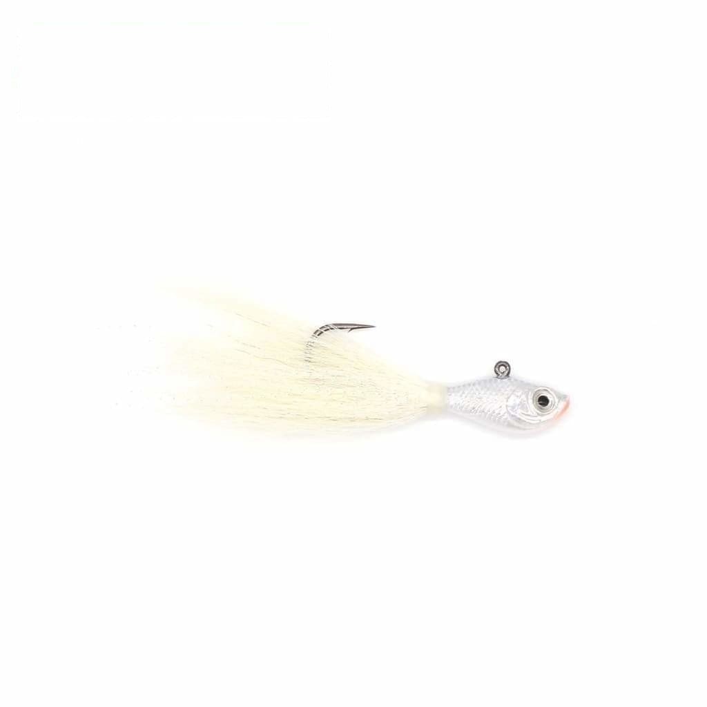 Bucktail Jig 1oz - White - Jigs Lures (Freshwater)