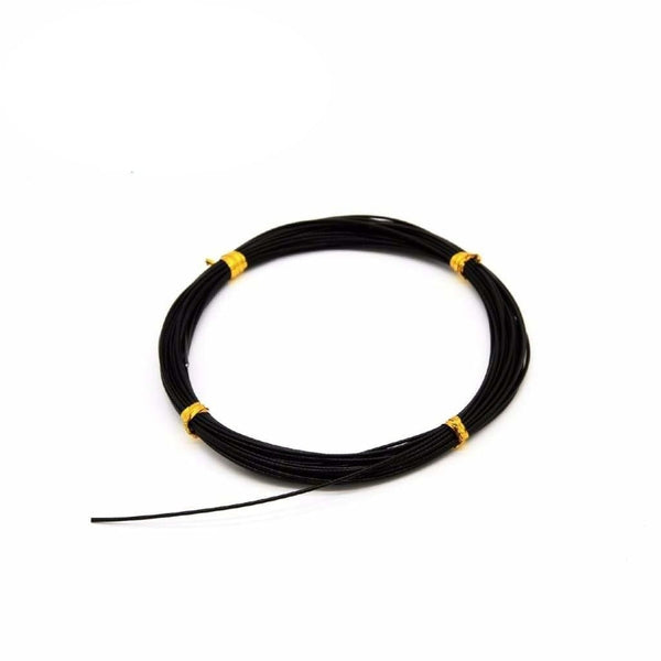 Carbon Coated Wire Black 10m