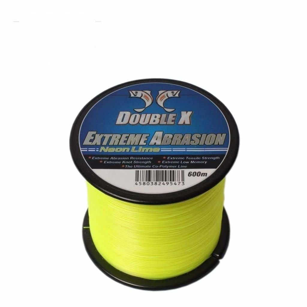 Double-X Extreme 600m Spool Neon Lime - Mono Line Line & Leader (Saltwater)