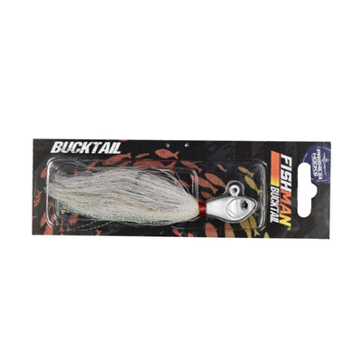 Fishman Bucktail 1/2oz - 4/0 - White - Jig Heads (Hooks)