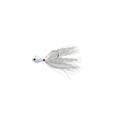 Fishman Bucktails - White / 1/8oz - 2/0 - Hard Baits Jigs Lures (Saltwater)