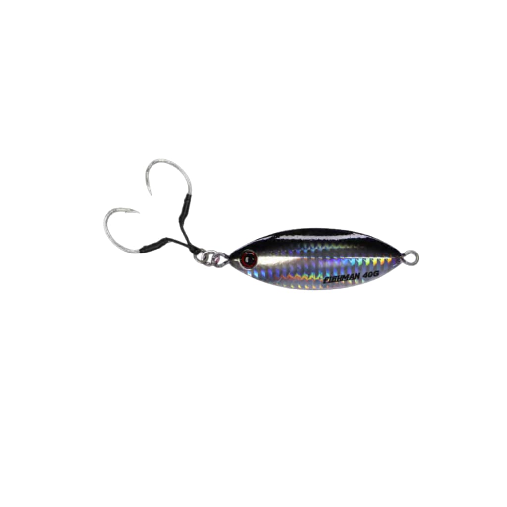 Fishman Flutter Jig - Black Silver / 10g