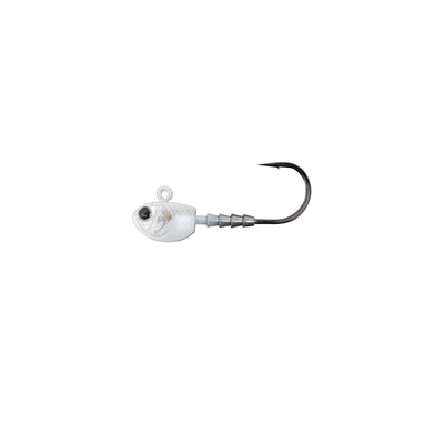 Fishman Jig Head - 3/8oz - 2/0 White Silver