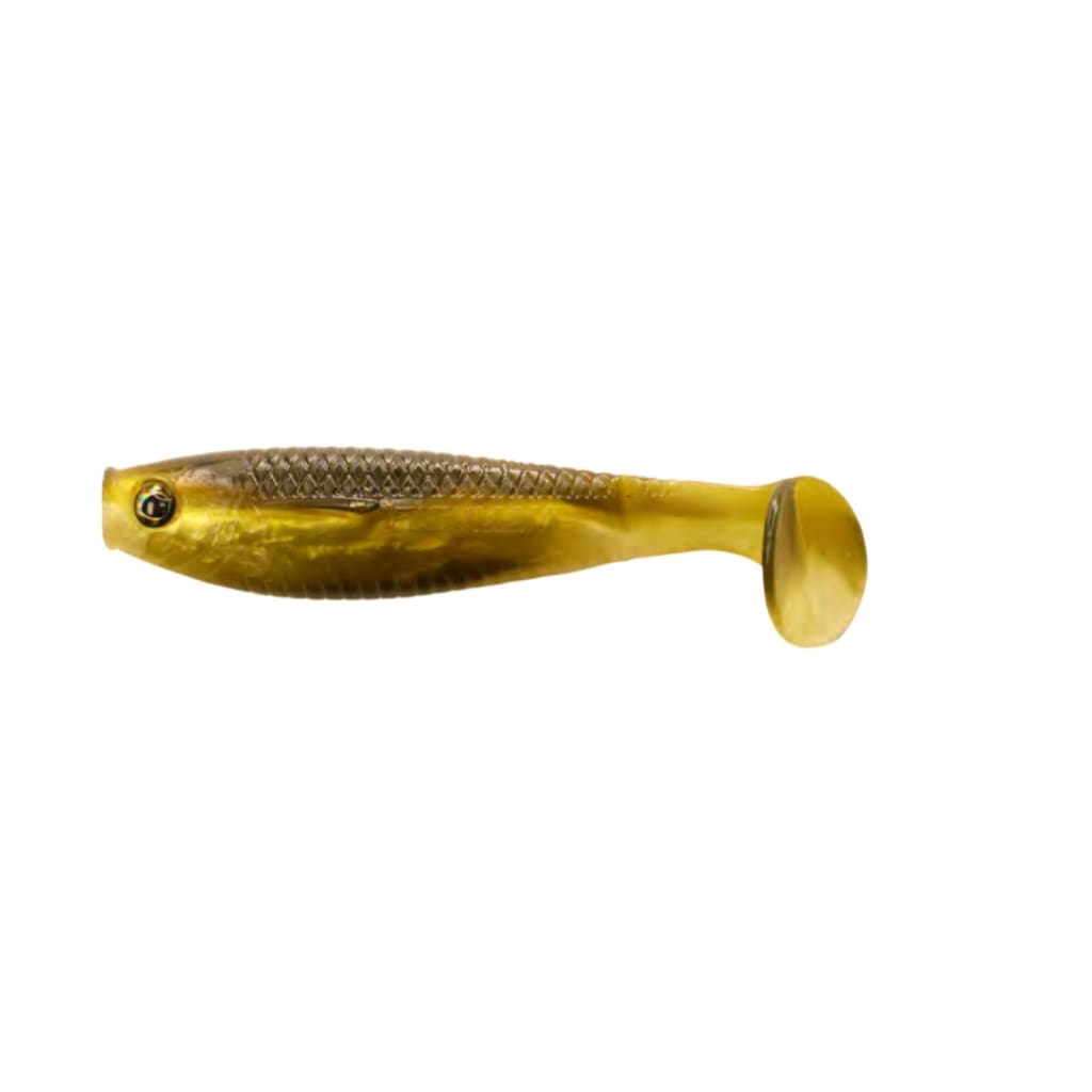 Fishman Super Stretch Paddlez - 4.7’’ / Olive Pearl - Soft Baits Lures (Saltwater)
