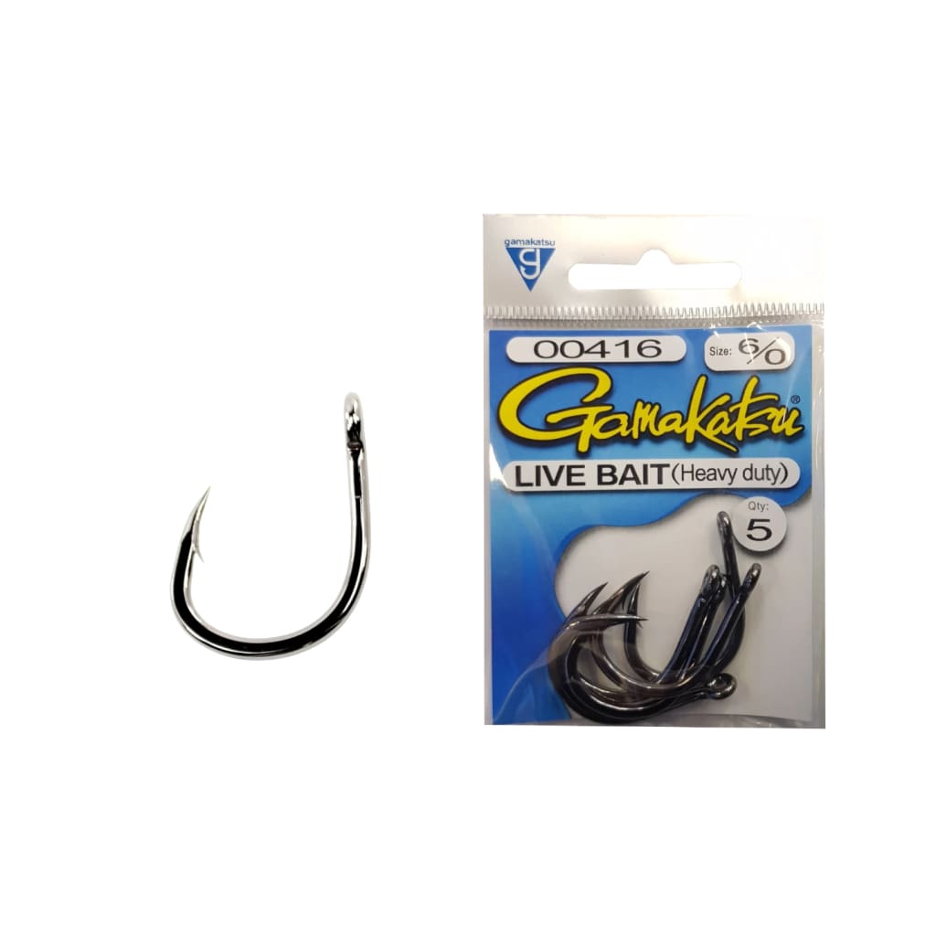 big fishing hook for sale Forged Stainless 8/O Hooks No offset Extremely sharp but keep fishes alive Unique barb design Gamakatsu Big River Bait Hook