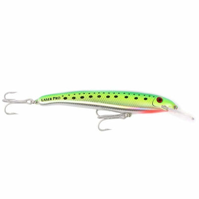 Halco Laser Pro 190 DD - Green Fluoro Pilchard - Hard Baits Lures (Saltwater)