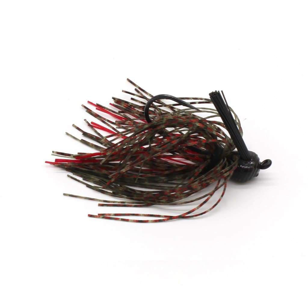 JLock Flip N Bass Jig - 3/8oz / Watermelon Red - Jigs Lures (Freshwater)