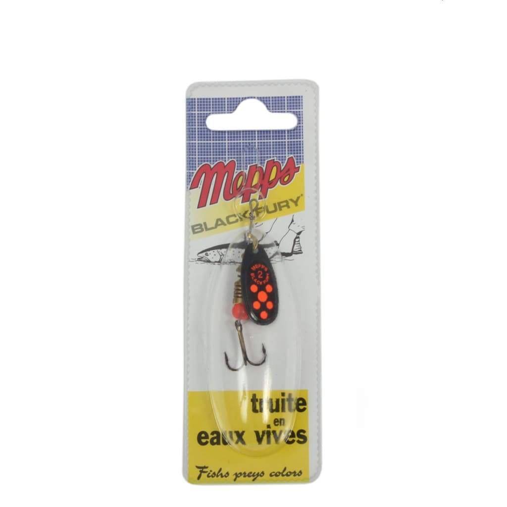 Mepps Black Fury Black Spinner #2 - Orange - Spinners & Spoons (Freshwater)