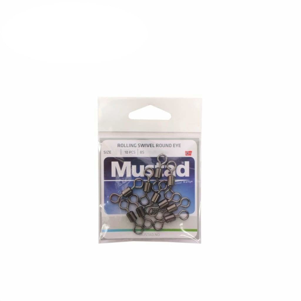 Mustad Rolling Swivel Round Eye - Swivel Terminal Tackle (Saltwater)
