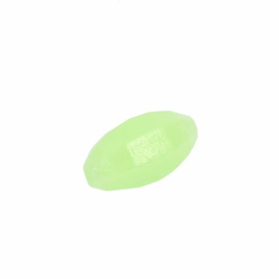 Oval Bead Luminous Green - 18x10mm / 50/Pkt - Rigging Terminal Tackle (Saltwater)