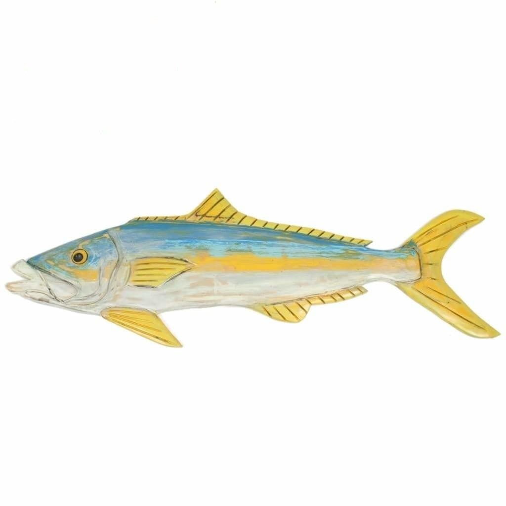Painted Wooden Yellowtail - Decor