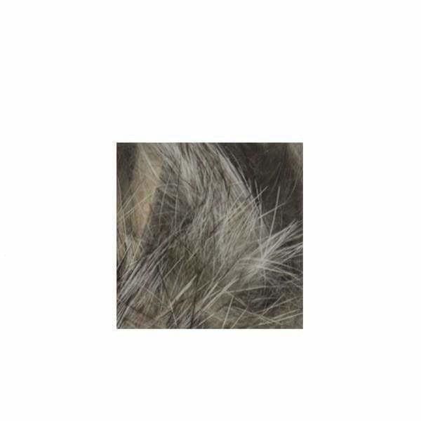 Rabbit Zonker Strips - Silver Grey - Fly Tying (Fly Fishing)