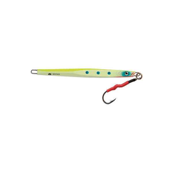 Williamson Benthos Speed Jig 150 - Chartreuse Glow Fishing Lure For Vertical Jigging