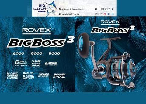 Big Catch Fishing Tackle - Rovex Big Boss 3 Fishing Reel