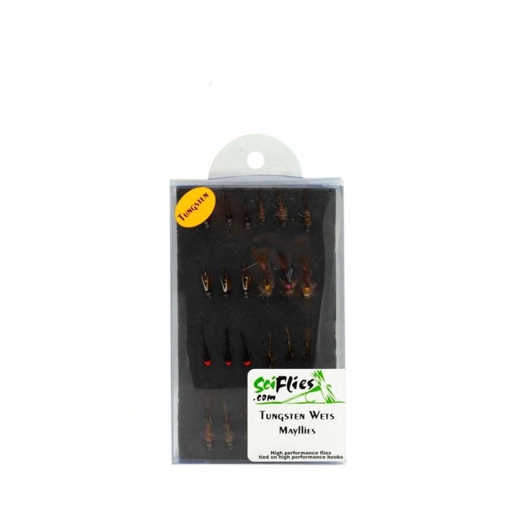 Sci Flies Standard Flies - Tungsten Wets Mayflies - Fresh Dries Flies (Fly Fishing)