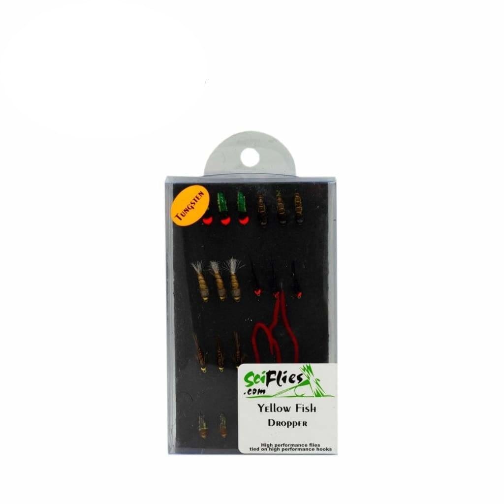 Sci Flies Standard Flies - Yellow Fish Dropper - Fresh Dries Flies (Fly Fishing)