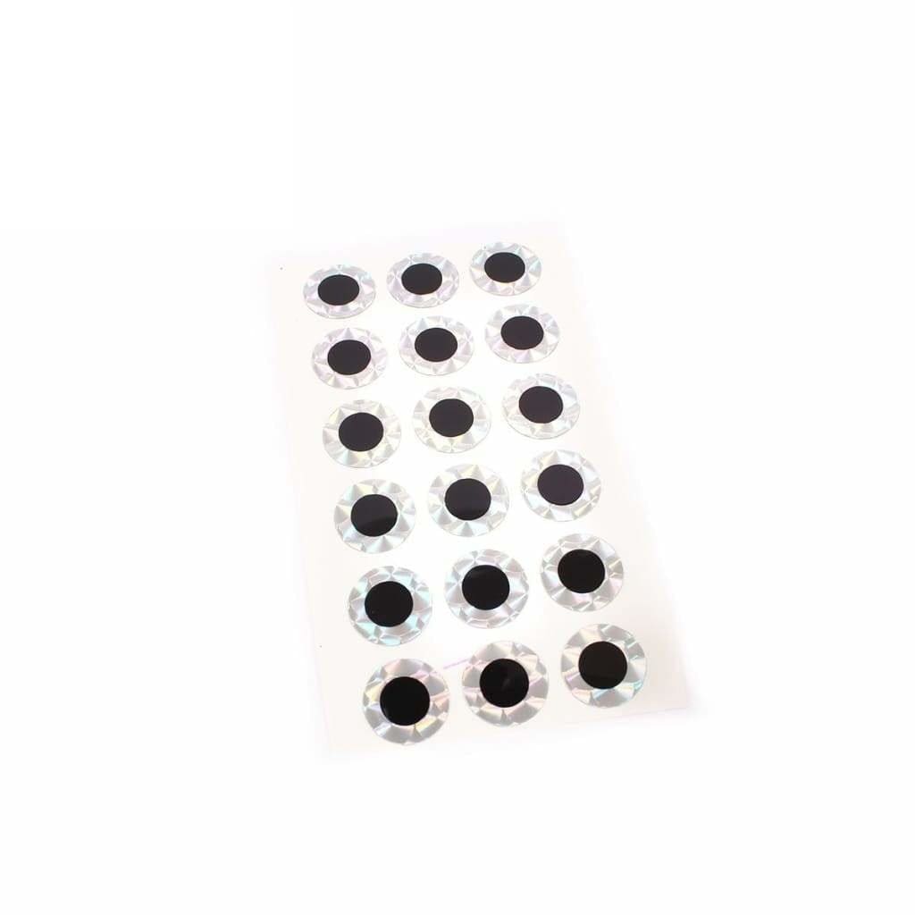 Stick On Eyes - 12mm - Beads & Eyes Fly Tying (Fly Fishing)