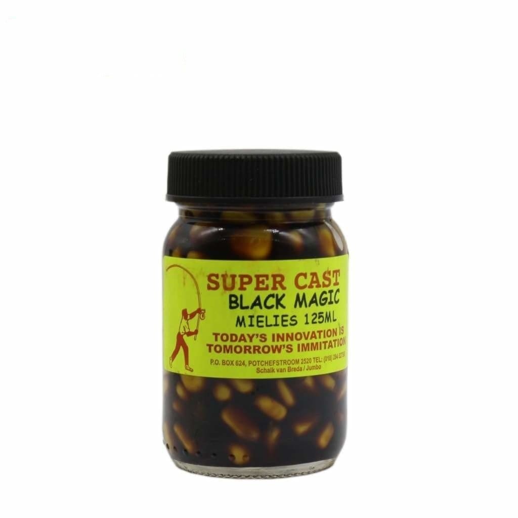 Super Cast Mielie 125ml - Black Magic - Carp Baits Lures (Freshwater)