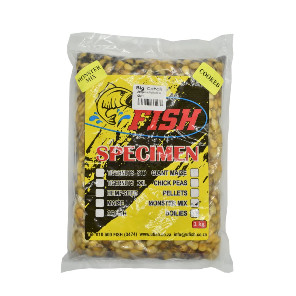UFish Specimen 1kg - Monster Mix - Carp Baits (Freshwater)