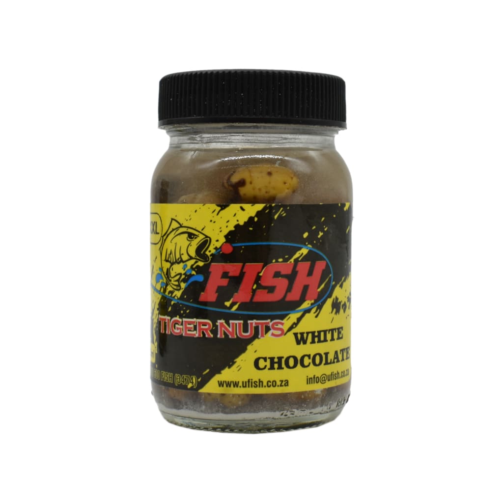 UFish XXL Tiger Nuts 125ml - White Chocolate - Carp Baits (Freshwater)
