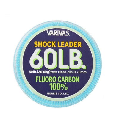 Varivas Fluorocarbon Shock Leader - 60lb - Fluro Leader Line & Leader (Saltwater)