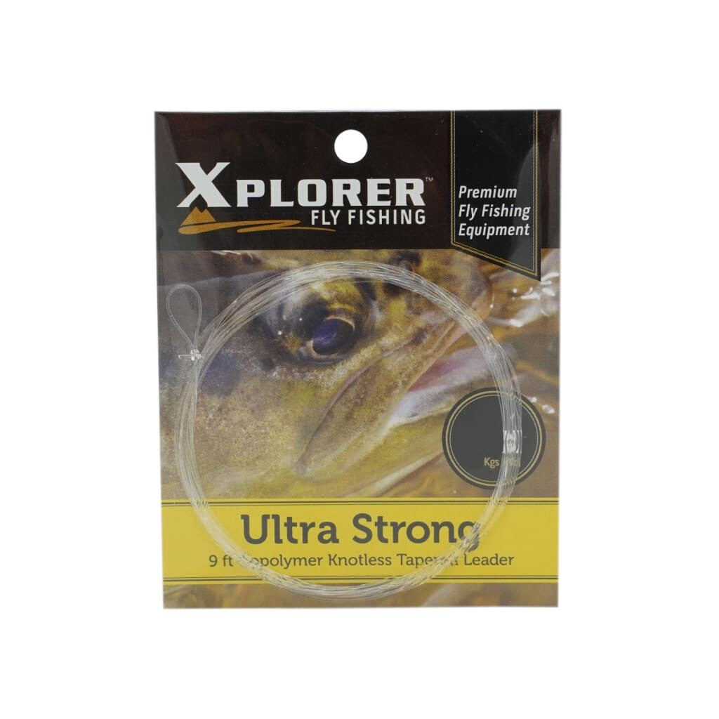 Xplorer Fly Copolymer Knotless Tapered Leader - Leaders Tippets & Leaders (Fly Fishing)
