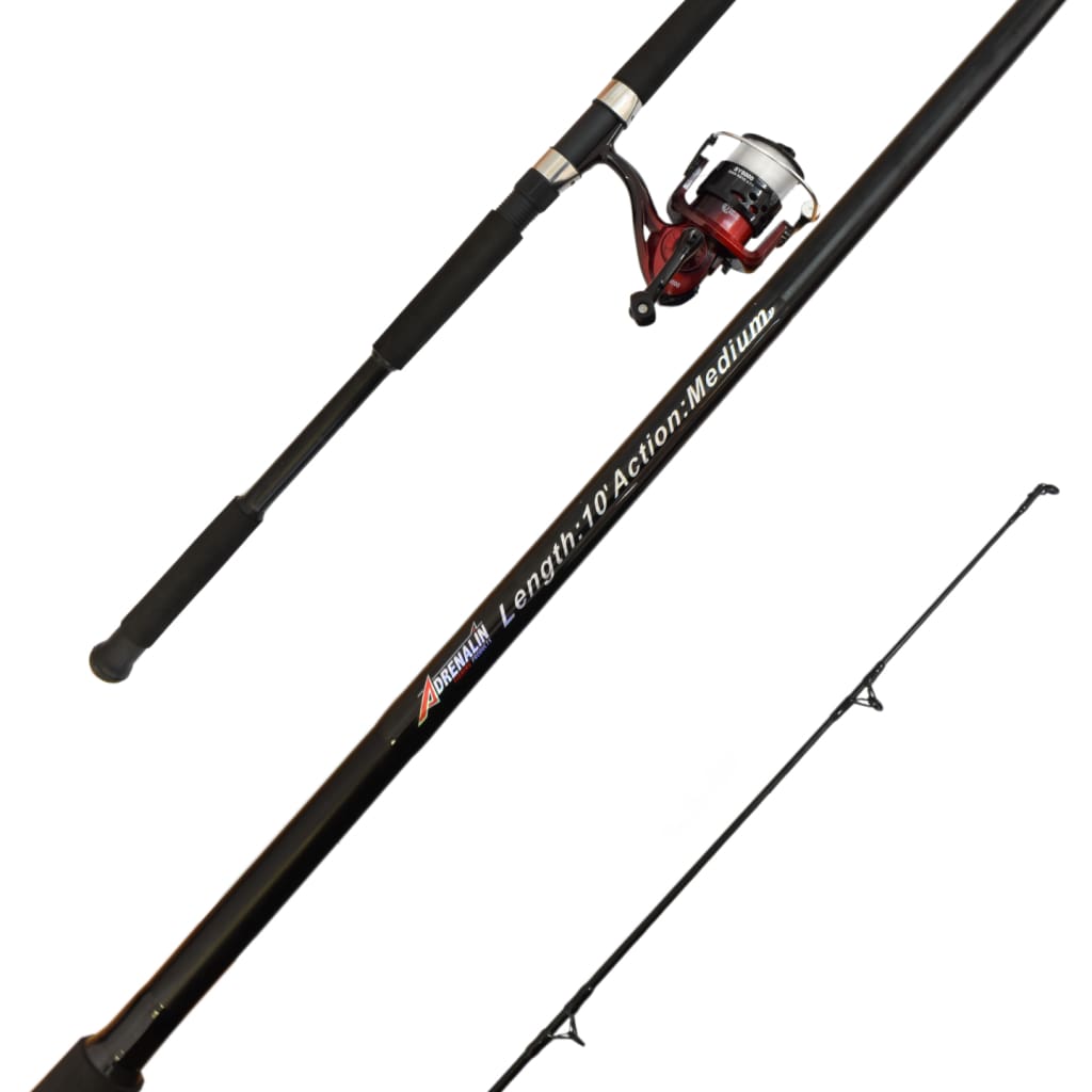 Big Catch Fishing Tackle - Adrenalin 10ft Medium Combo Big Catch Fishing Tackle - Adrenalin 10ft Medium Combo
