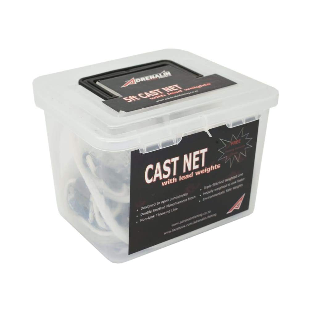 Big Catch Fishing Tackle - Adrenalin Cast Net with Lead Weights