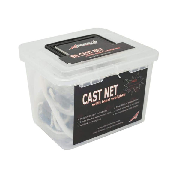 Adrenalin Cast Net with Lead Weights - Big Catch Fishing Tackle