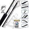 Assassin Popmaster - 2Pc 50-80lb (With Bag / 8Ft - Popping Rods (Saltwater)