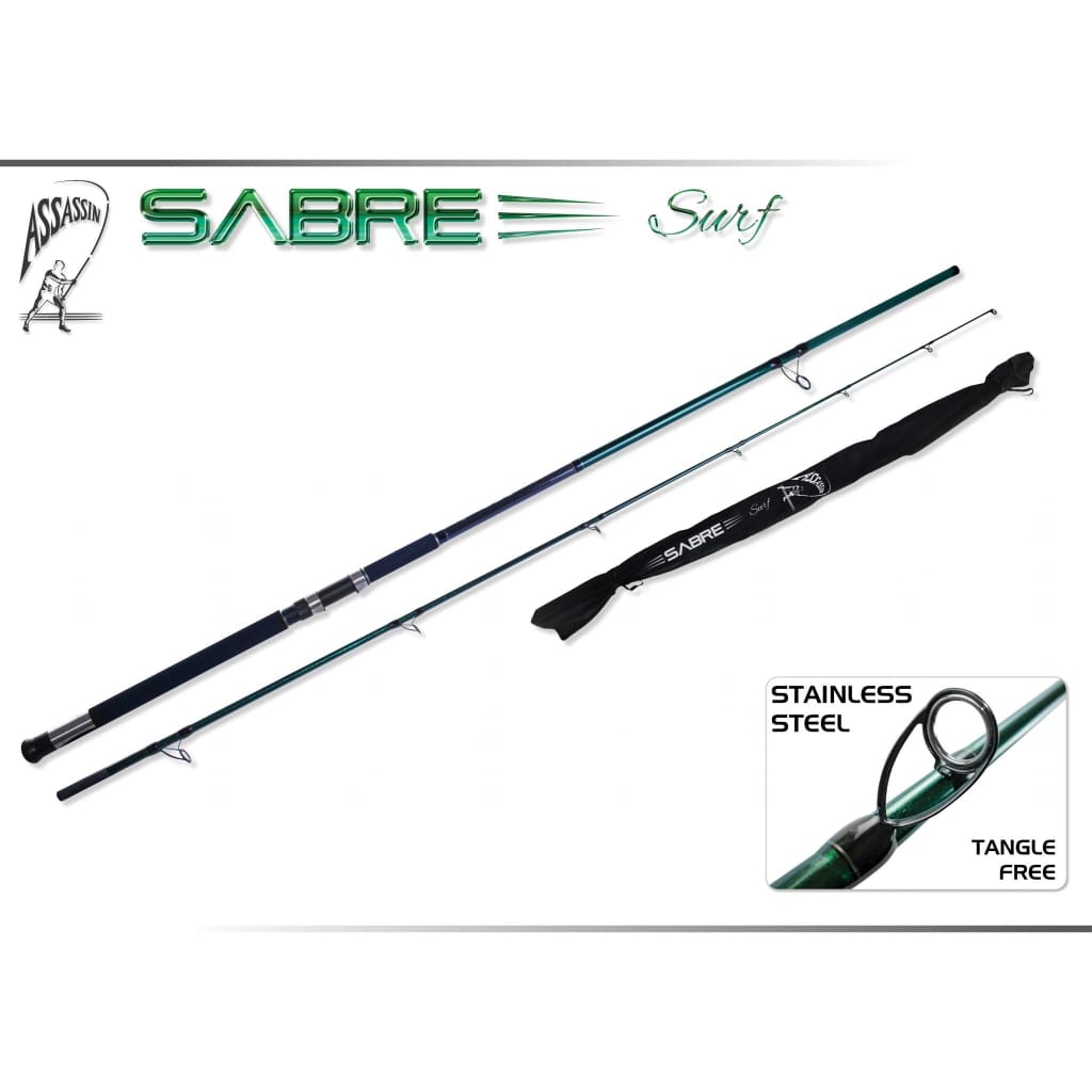 Assassin Sabre Surf Spin Rod Long Butt - Spinning Rods (Saltwater)