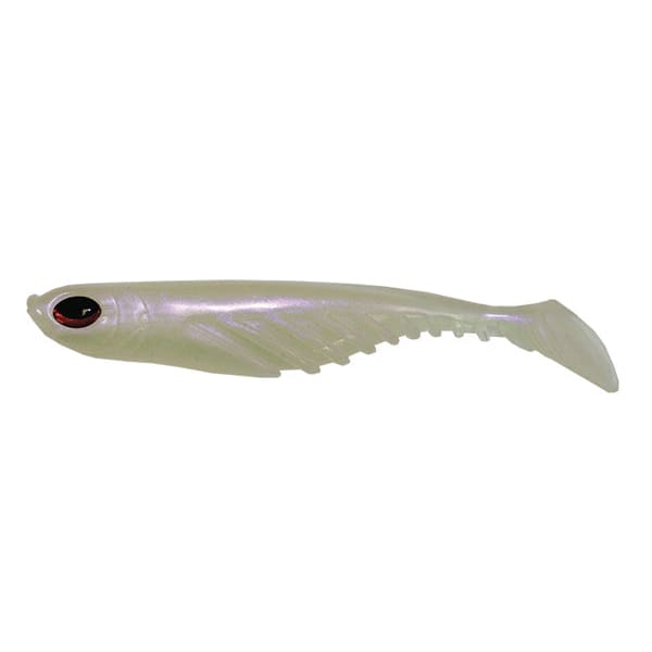 Berkley PowerBait Ripple Shad 4 - Pearl White - Soft Bait Lures (Freshwater)