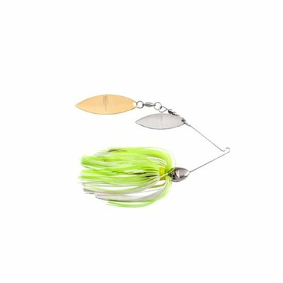 Booyah Spinnerbait 3/8oz - Tan White Chartreuse - Spinnerbaits & Buzzbaits Lures (Freshwater)