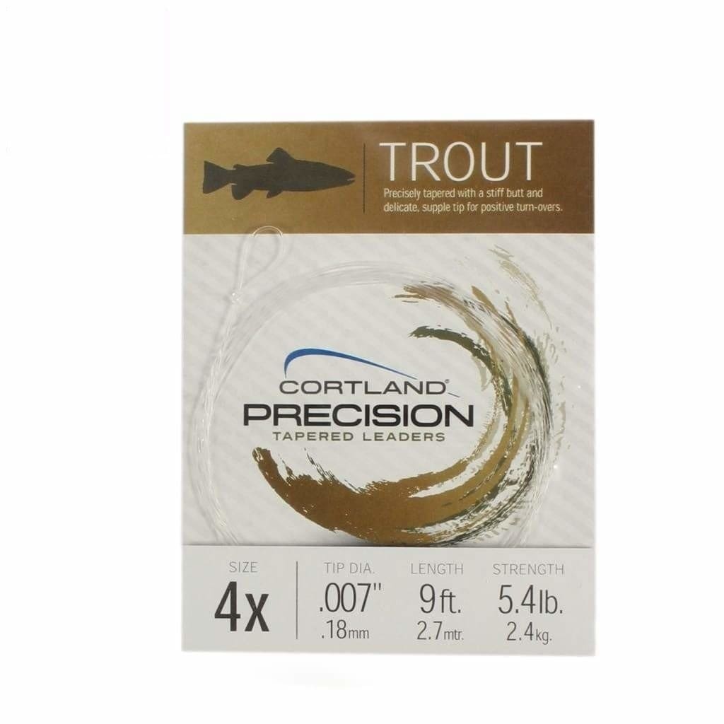 Cortland Fly Precision Tapered Leader - Leaders Tippets & Leaders (Fly Fishing)