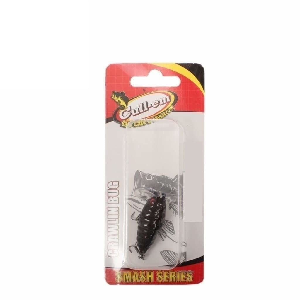 Cull-em Smash Crawlin Bug - Black - Hard Baits Lures (Freshwater)